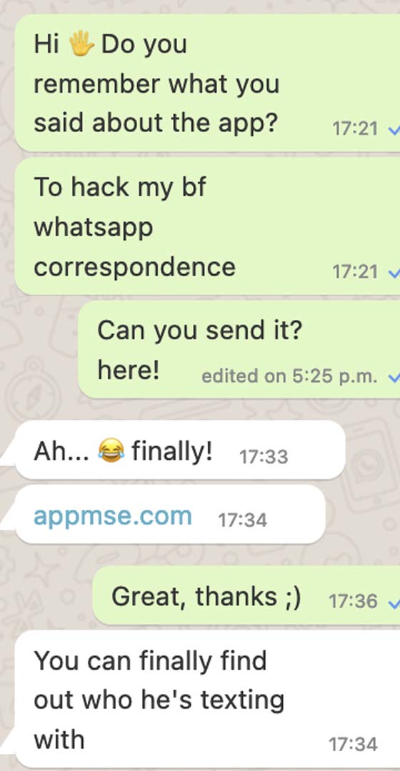 Hack SMS history by phone number | AppMessenger features